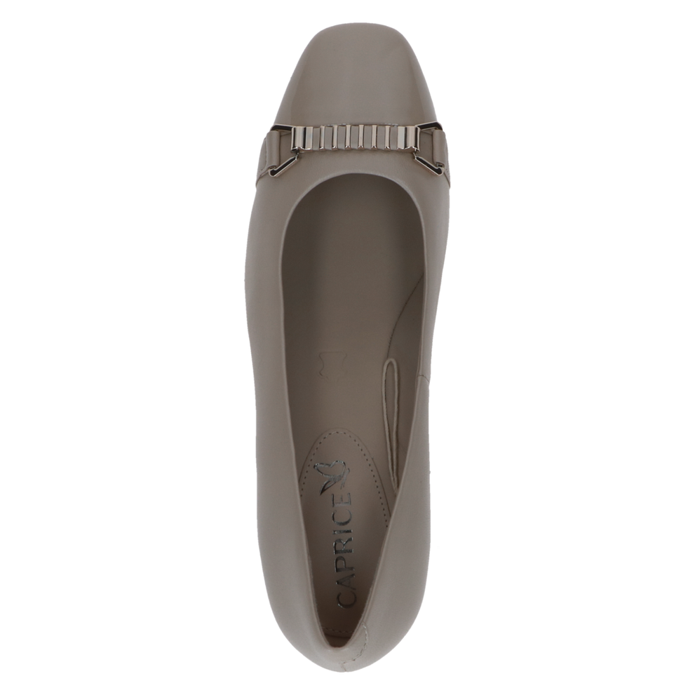 Caprice court 22304 - beige leather