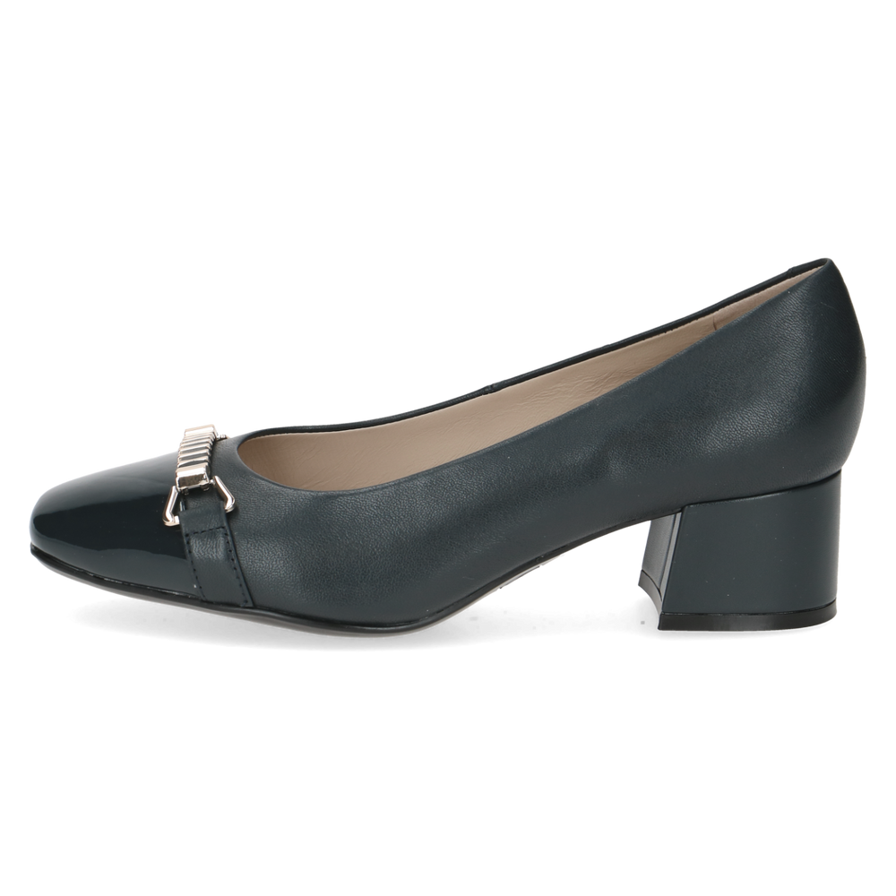 Caprice navy court leather - 22304