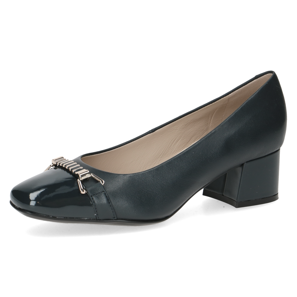 Caprice navy court leather - 22304