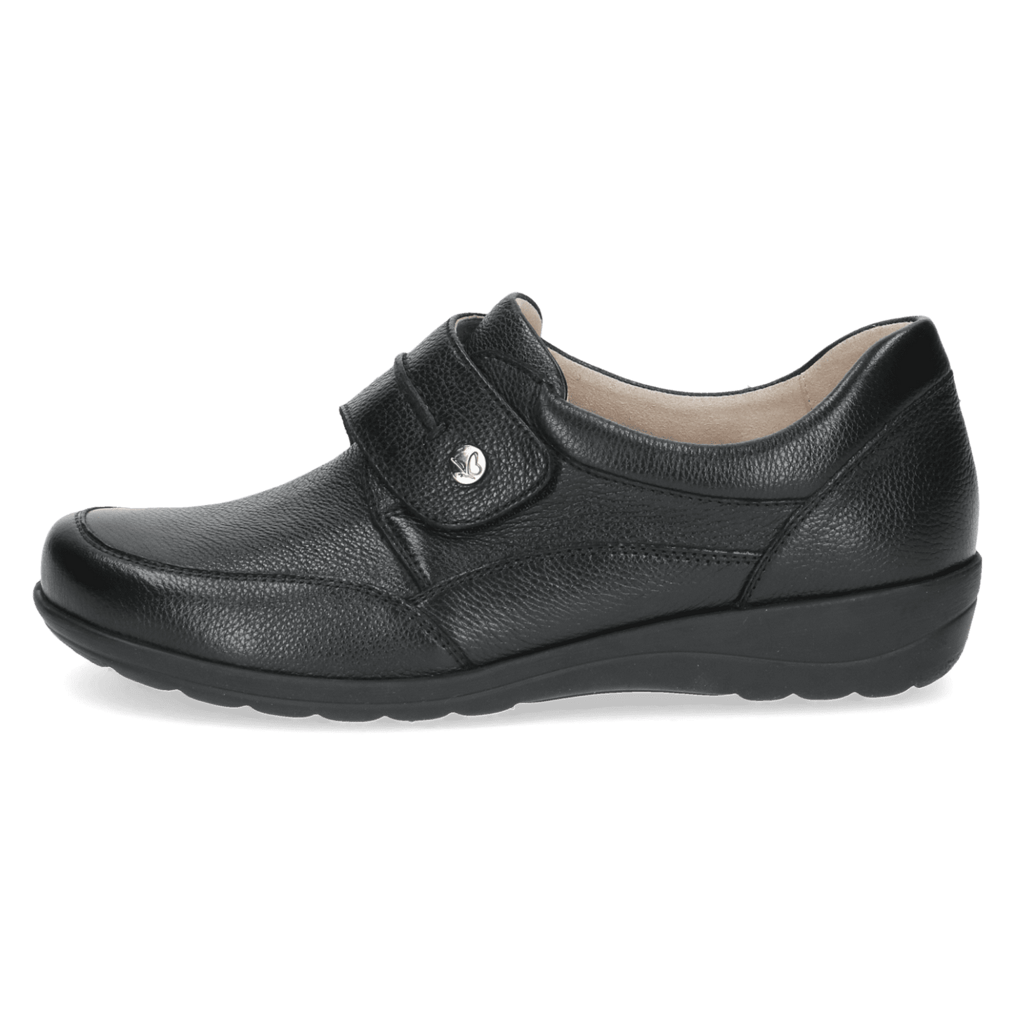 Caprice leather velcro black - 24753