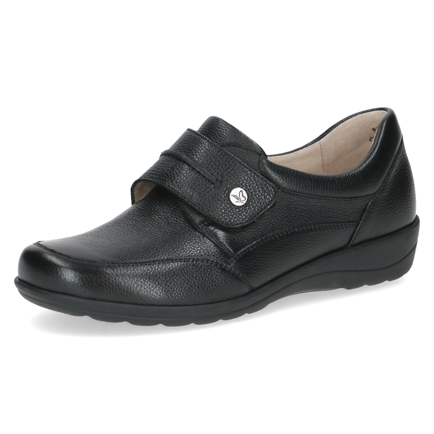 Caprice leather velcro black - 24753