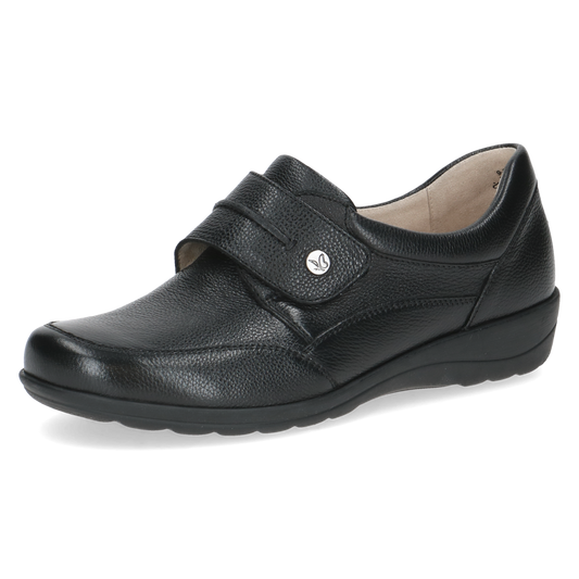 Caprice leather velcro black - 24753 - Kirbys Footwear Ltd