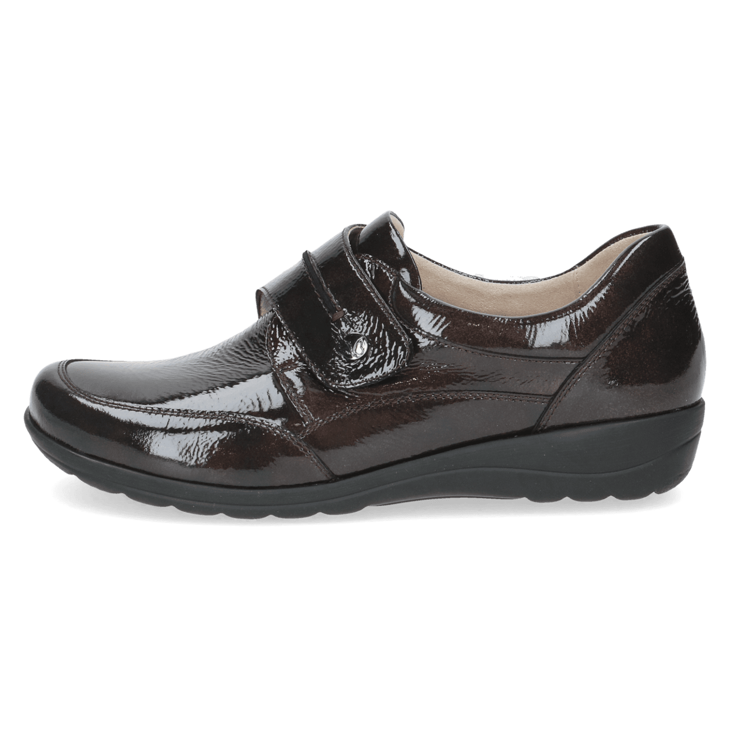 Caprice leather patent velcro Bordeaux - 24753