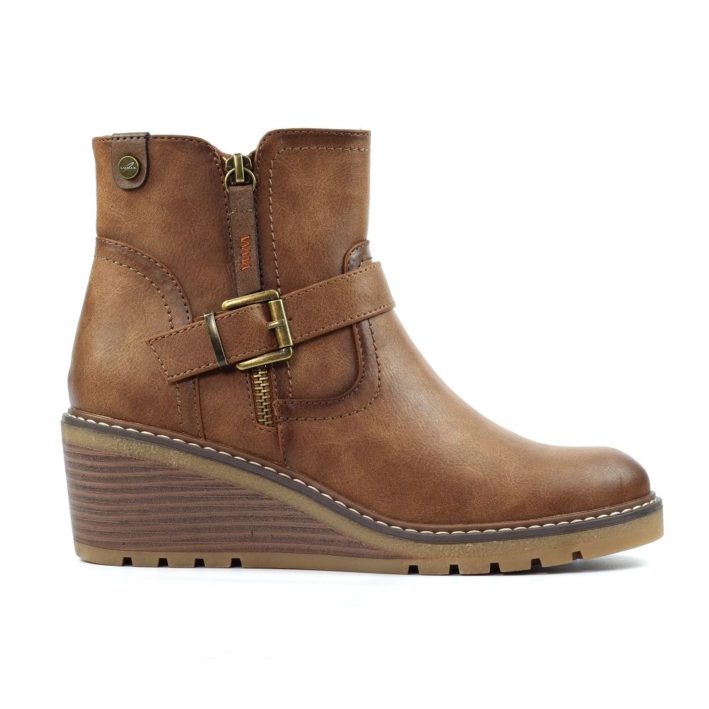 Lunar wedge boot - Cruz tan