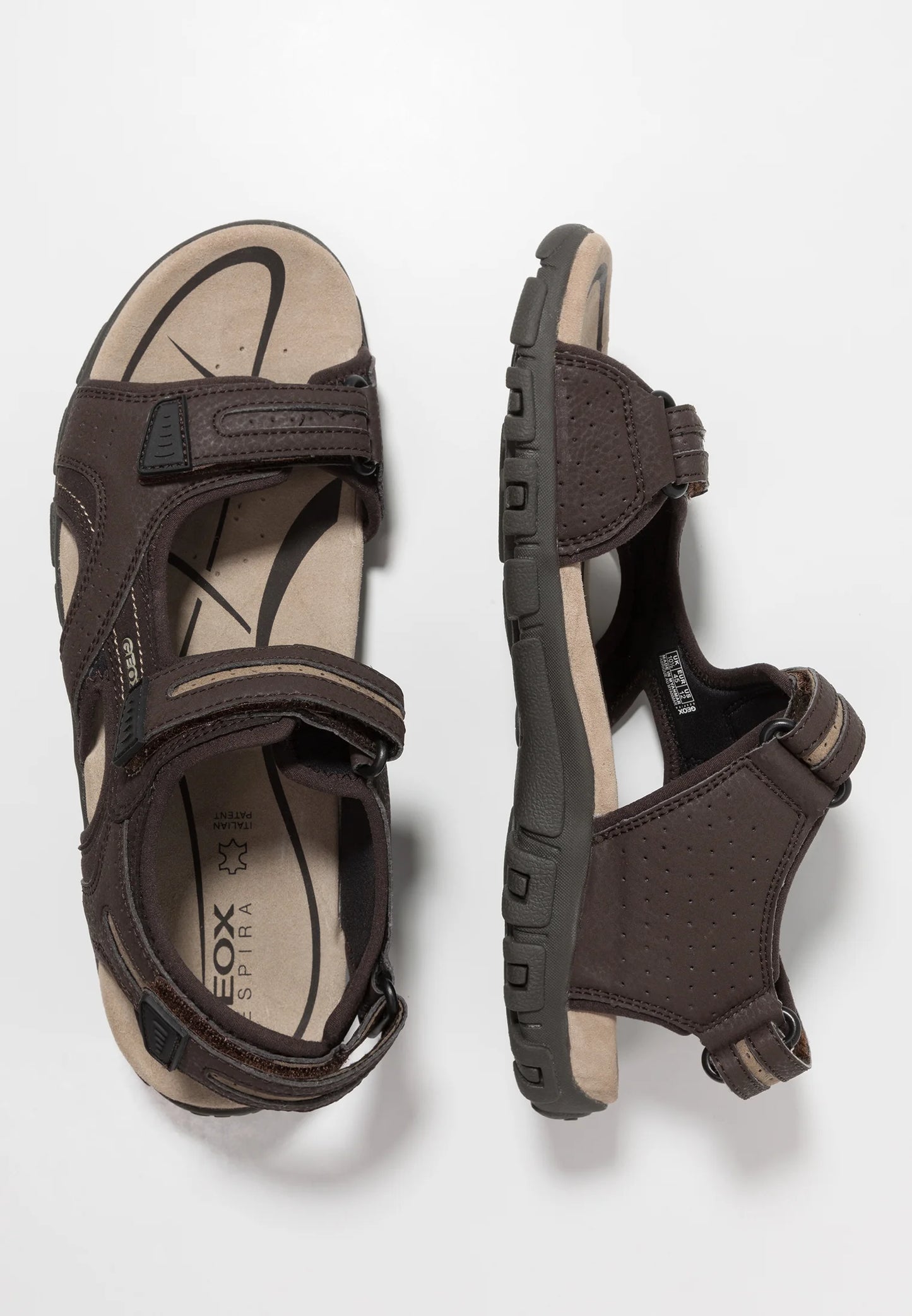 Geox Strada brown sandal