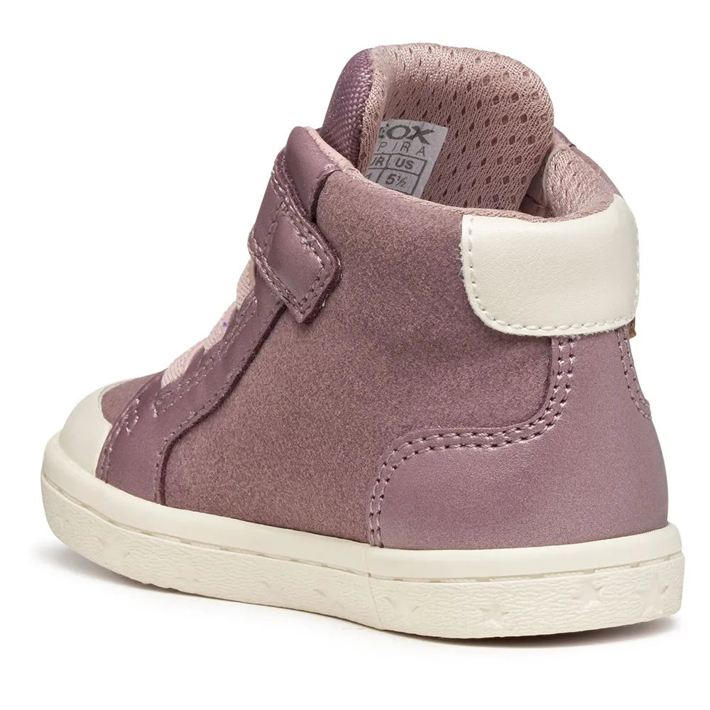 Geox Gisli pink velcro boot