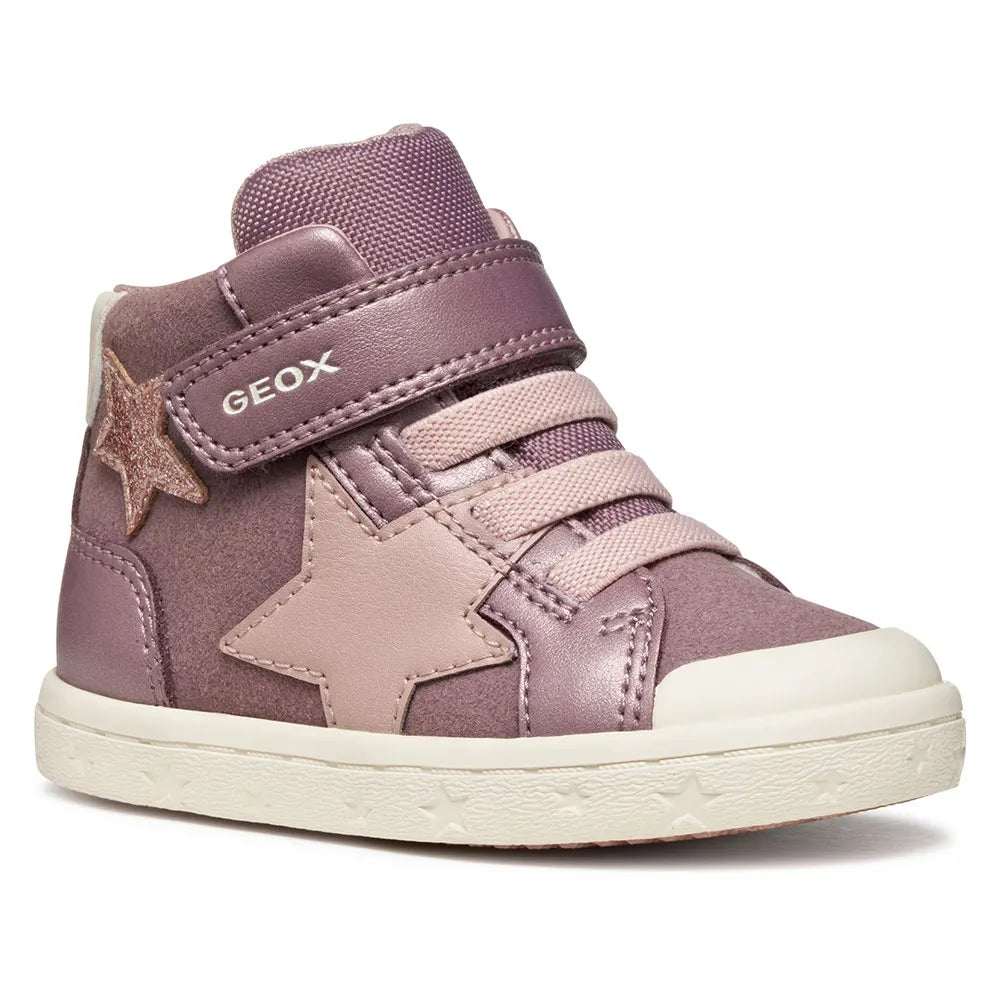 Geox Gisli pink velcro boot