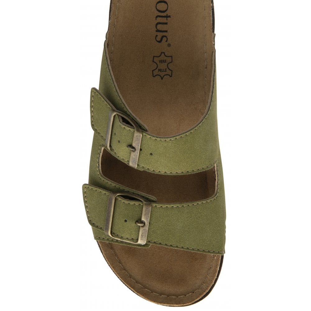 Lotus Trento mule - green