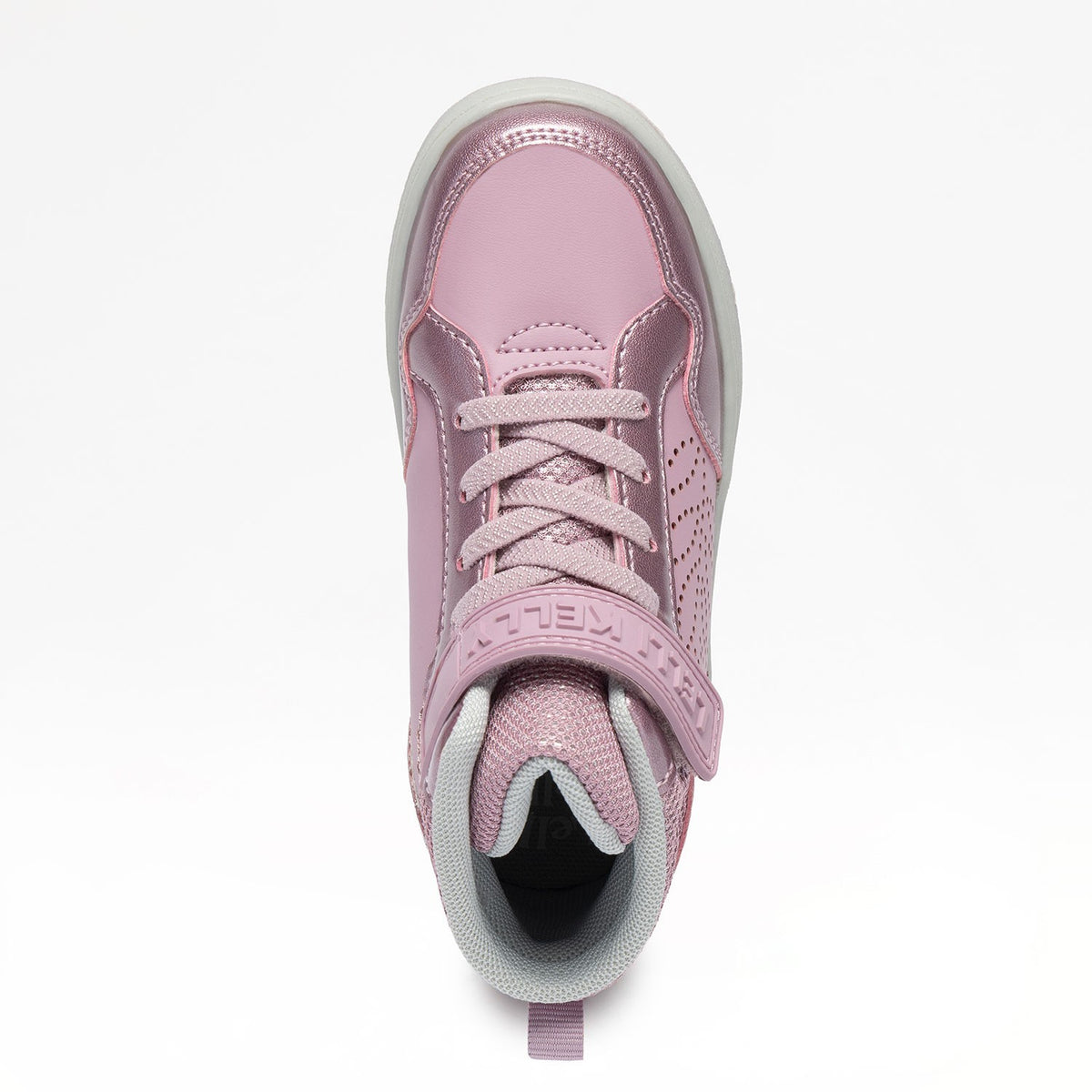 Lelli Kelly Odette Cipria pink trainers top view