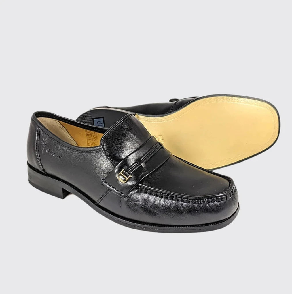Dubarry Darwin slip on leather sole - black