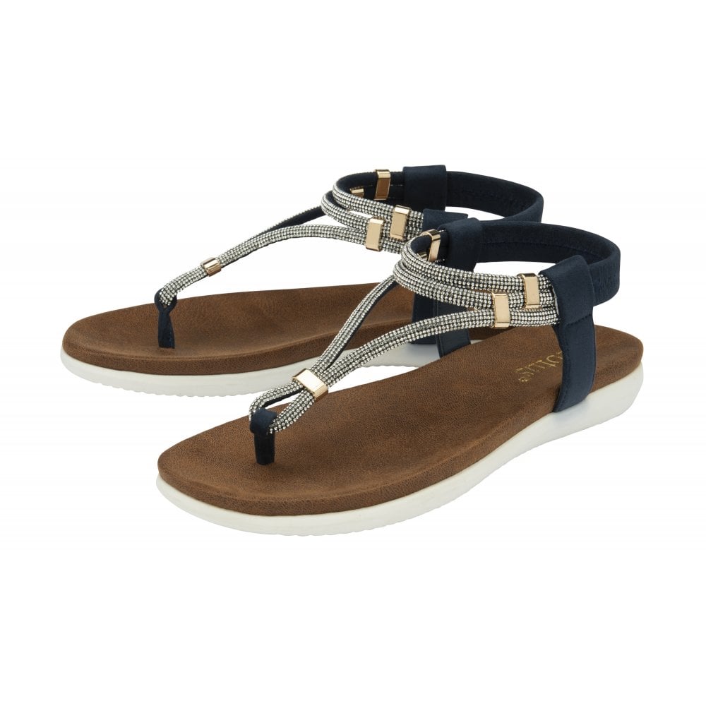 Lotus Chica sandal navy