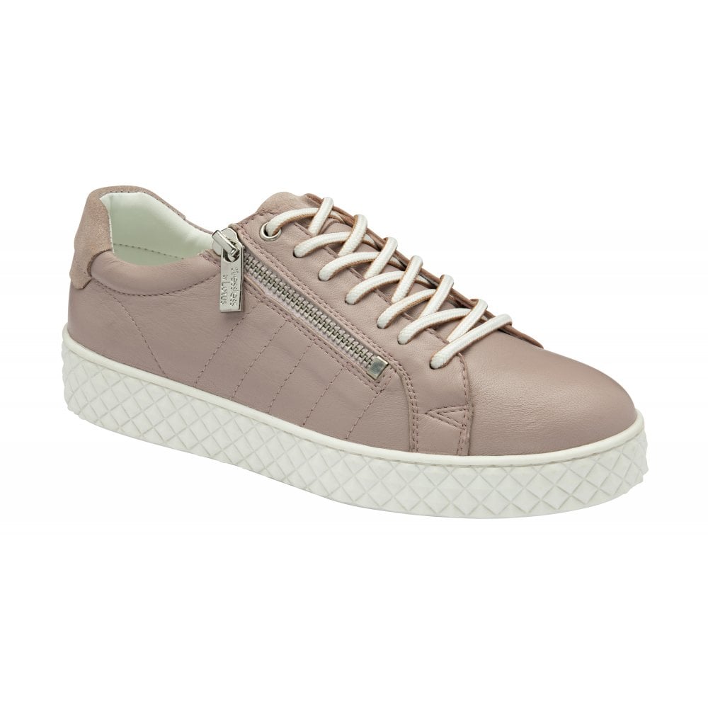 Lotus Soul pink leather trainer