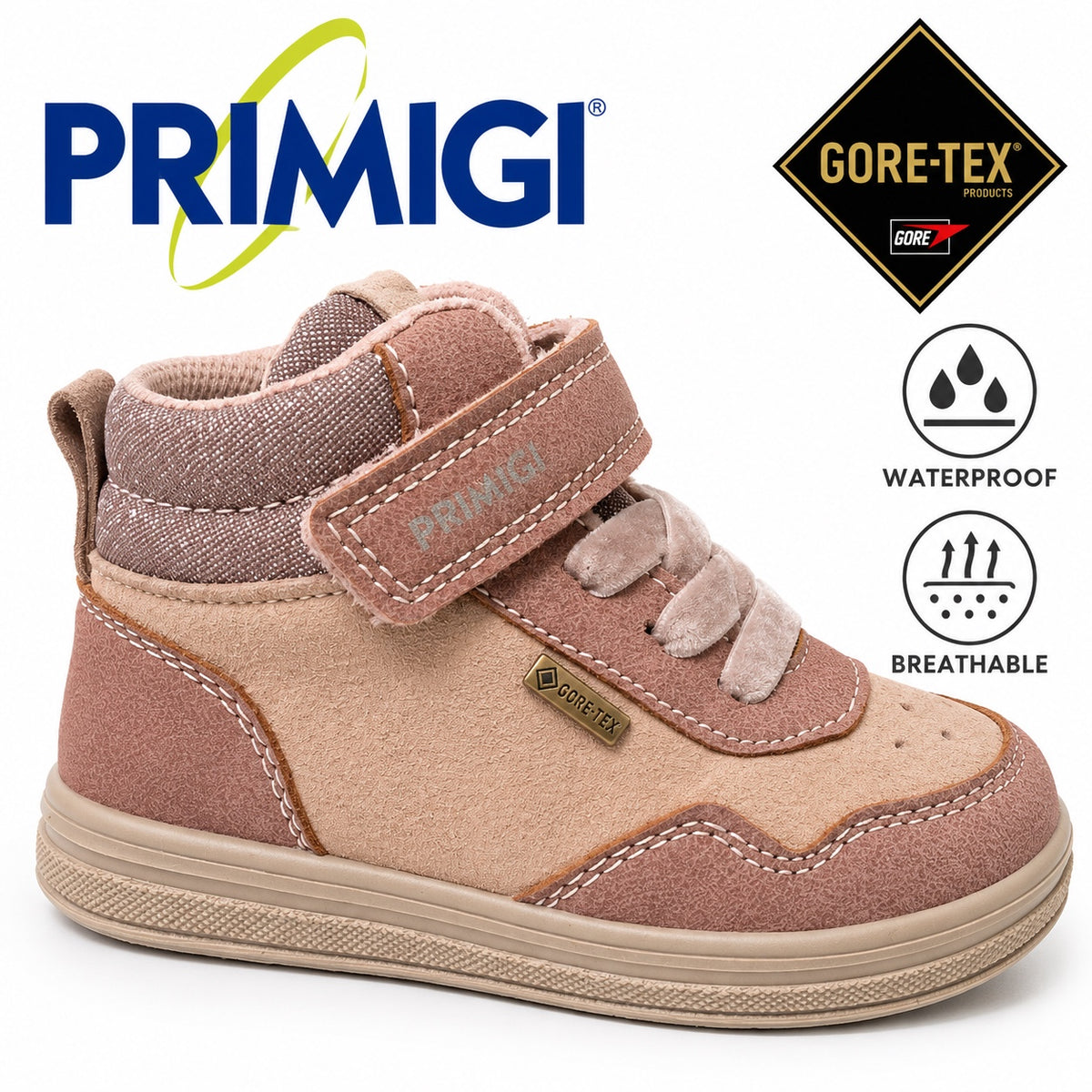 Primigi Baby Aygo GTX girls Gore-Tex boot in Candy/Rosa