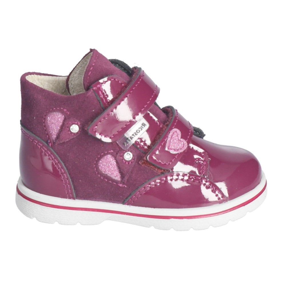 Ricosta Abby boot wine velcro waterproof
