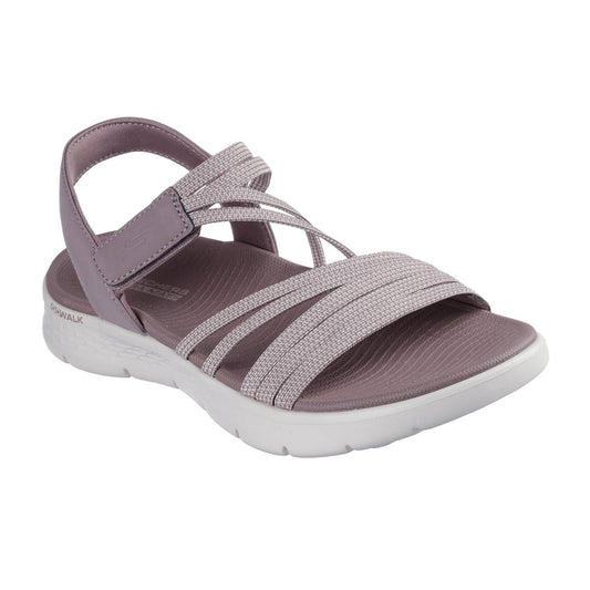 Skechers Go Walk 2.0 sandal coffee run mauve