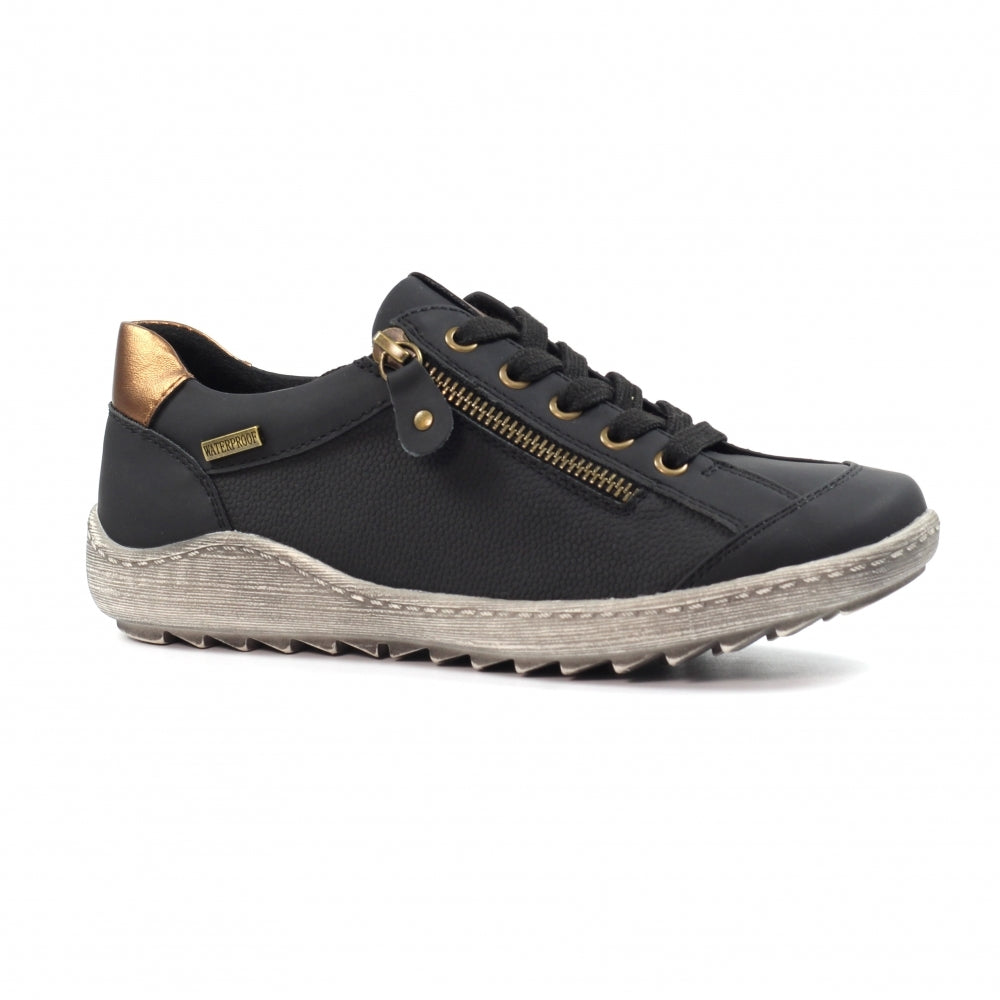 Lunar Sloan waterproof trainer black