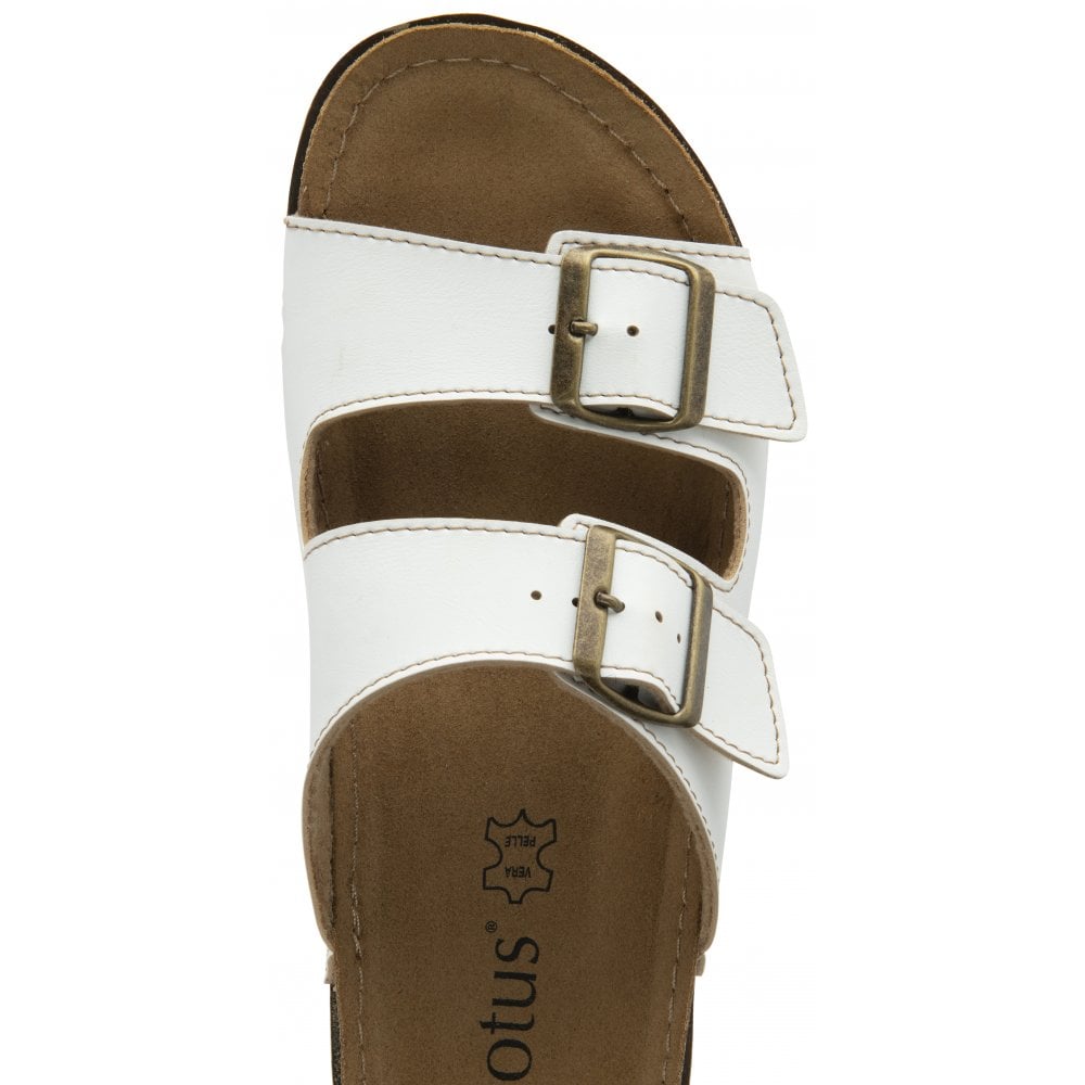 Lotus Trento mule - White