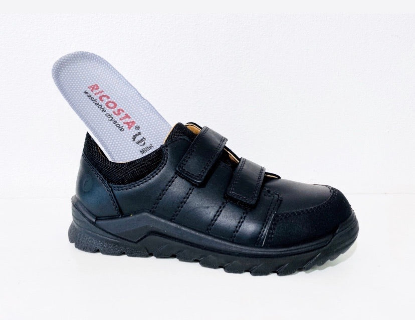 Ricosta Johno black - Kirbys Footwear Ltd