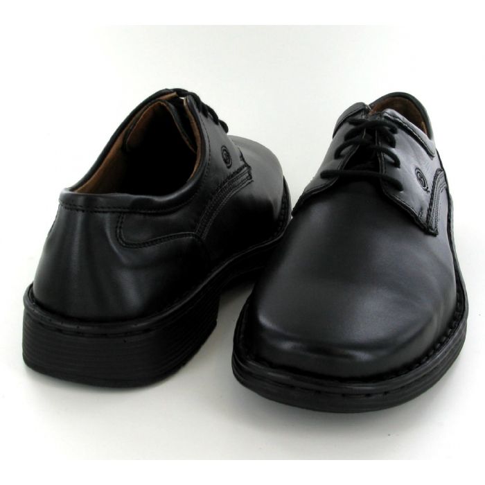 Josef Seibel Talcott black leather - wide fit - Kirbys Footwear