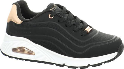 Skechers Uno gen 1 - shimmer wave - black gold