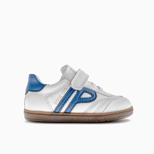 Pablosky velcro trainer white blue  - 062304