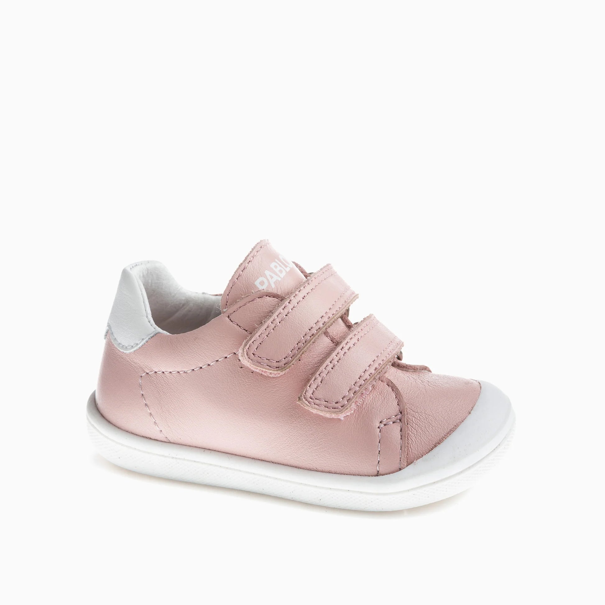 Pablosky leather velcro pink 064870 - Kirbys Footwear Ltd