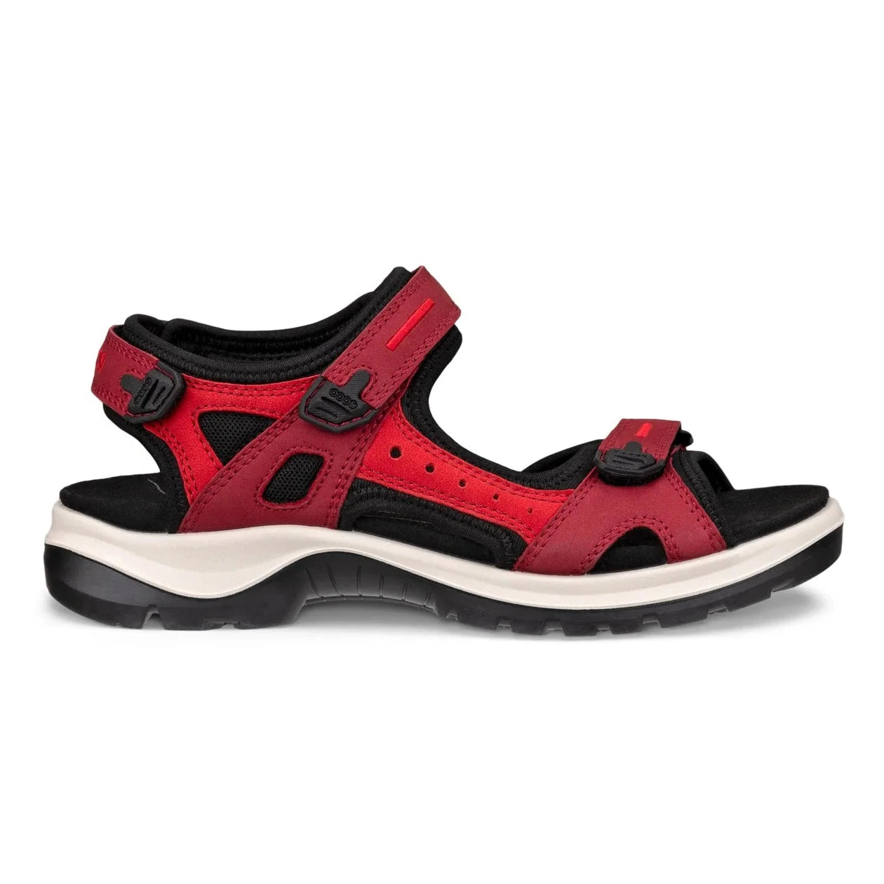 Ecco off road Yacatan sandal - red - Kirbys Footwear Ltd