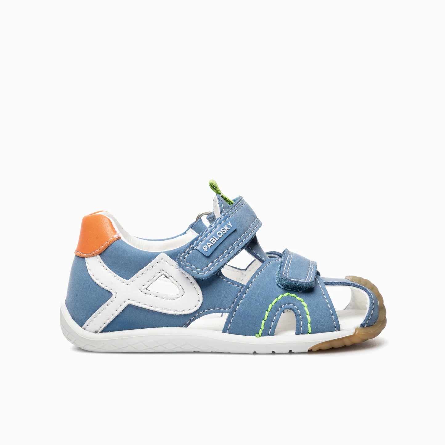 Pablosky closed sandal 069944 - blue - Kirbys Footwear Ltd