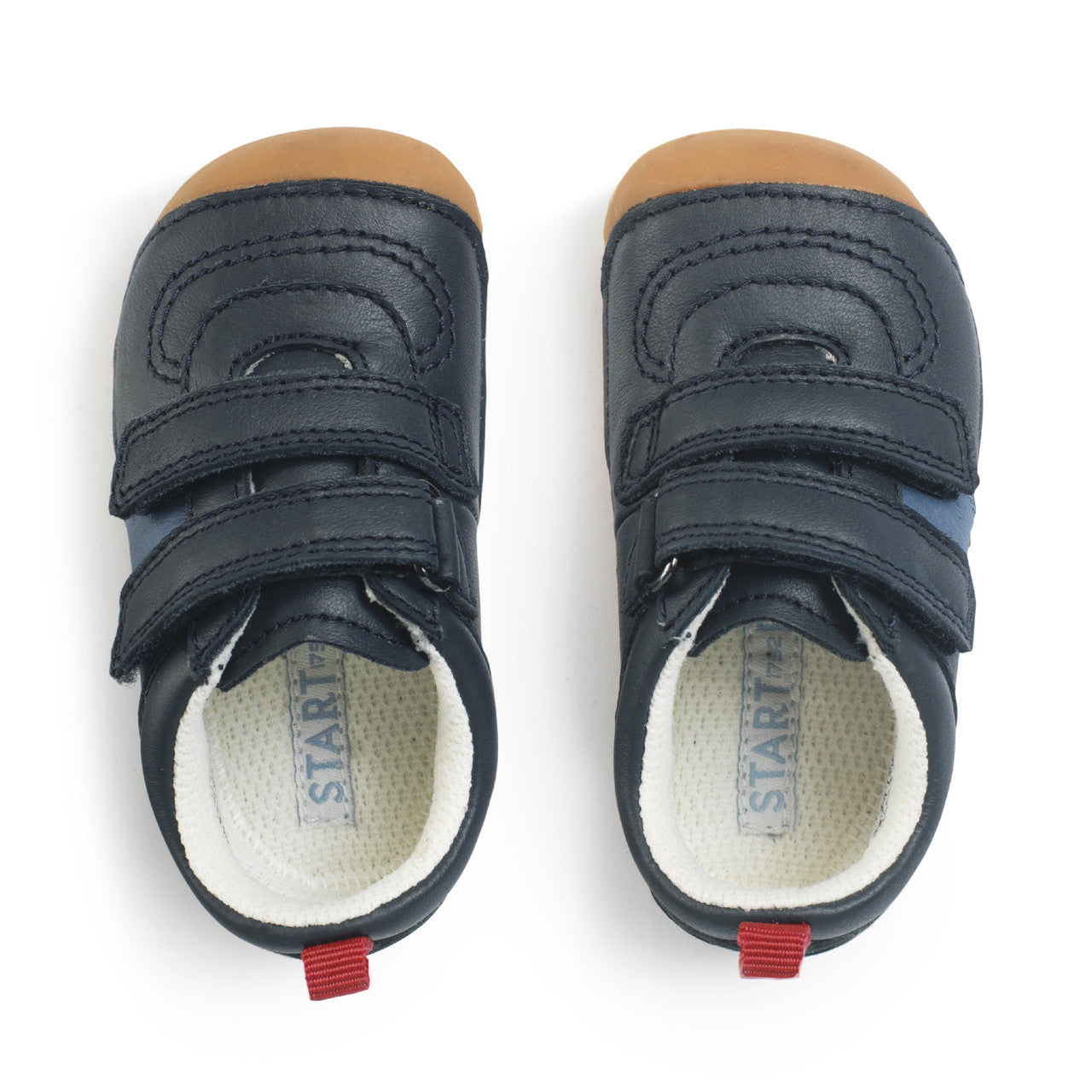 Start-Rite Zap pre walker navy leather