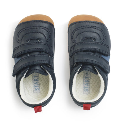 Start-Rite Zap pre walker navy leather
