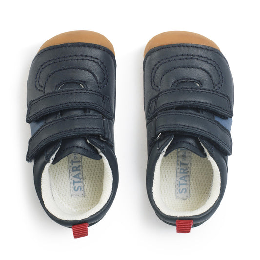 Start-Rite Zap pre walker navy leather