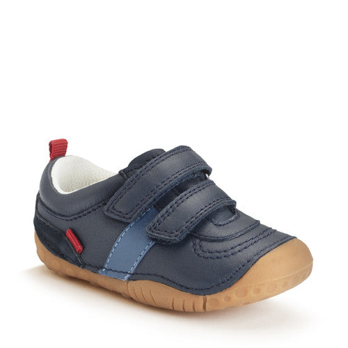 Start-Rite Zap pre walker navy leather