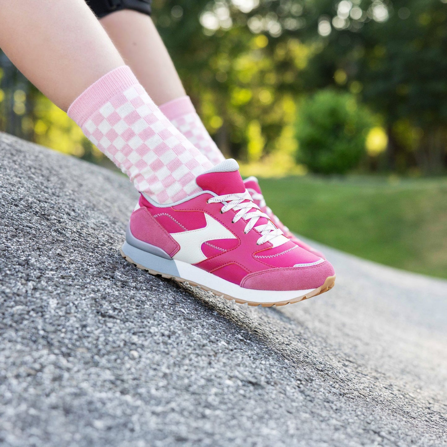 SuperFit Dash pink lace - Kirbys Footwear Ltd