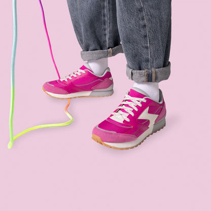 SuperFit Dash pink lace - Kirbys Footwear Ltd