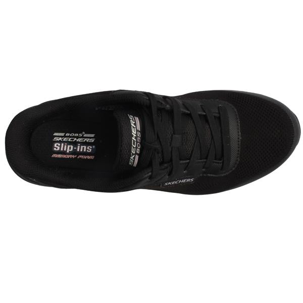 Skechers slip-in, Bobs squad 4 - black waterproof