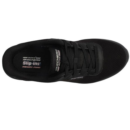 Skechers slip-in, Bobs squad 4 - black waterproof