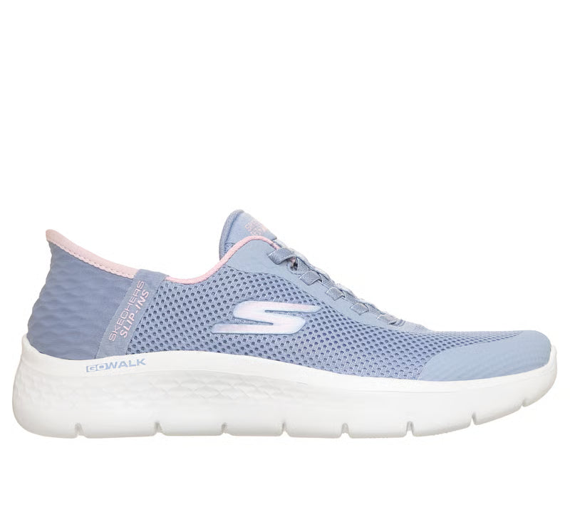 Skechers Slip in - Go walk flex - grand entry - periwinkle - Kirbys Footwear Ltd