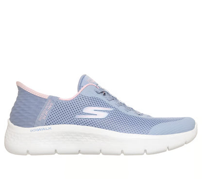 Skechers Slip in - Go walk flex - grand entry - periwinkle - Kirbys Footwear Ltd