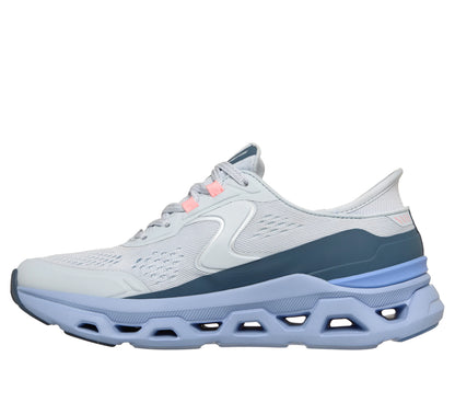 Skechers Glide step slip-in - Atlas - light blue - Kirbys Footwear Ltd