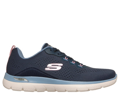 Skechers Arch fit - Summits daily flow - navy - Kirbys Footwear Ltd