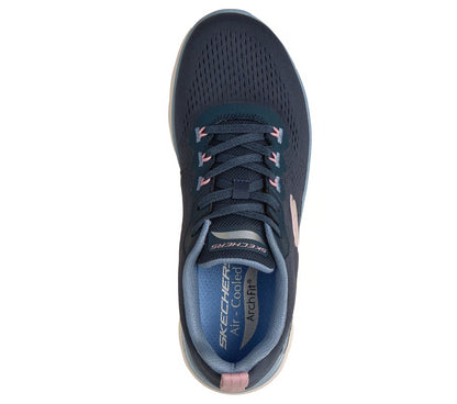 Skechers Arch fit - Summits daily flow - navy - Kirbys Footwear Ltd