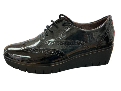 Susst black patent shoe - Kirbys Footwear Ltd