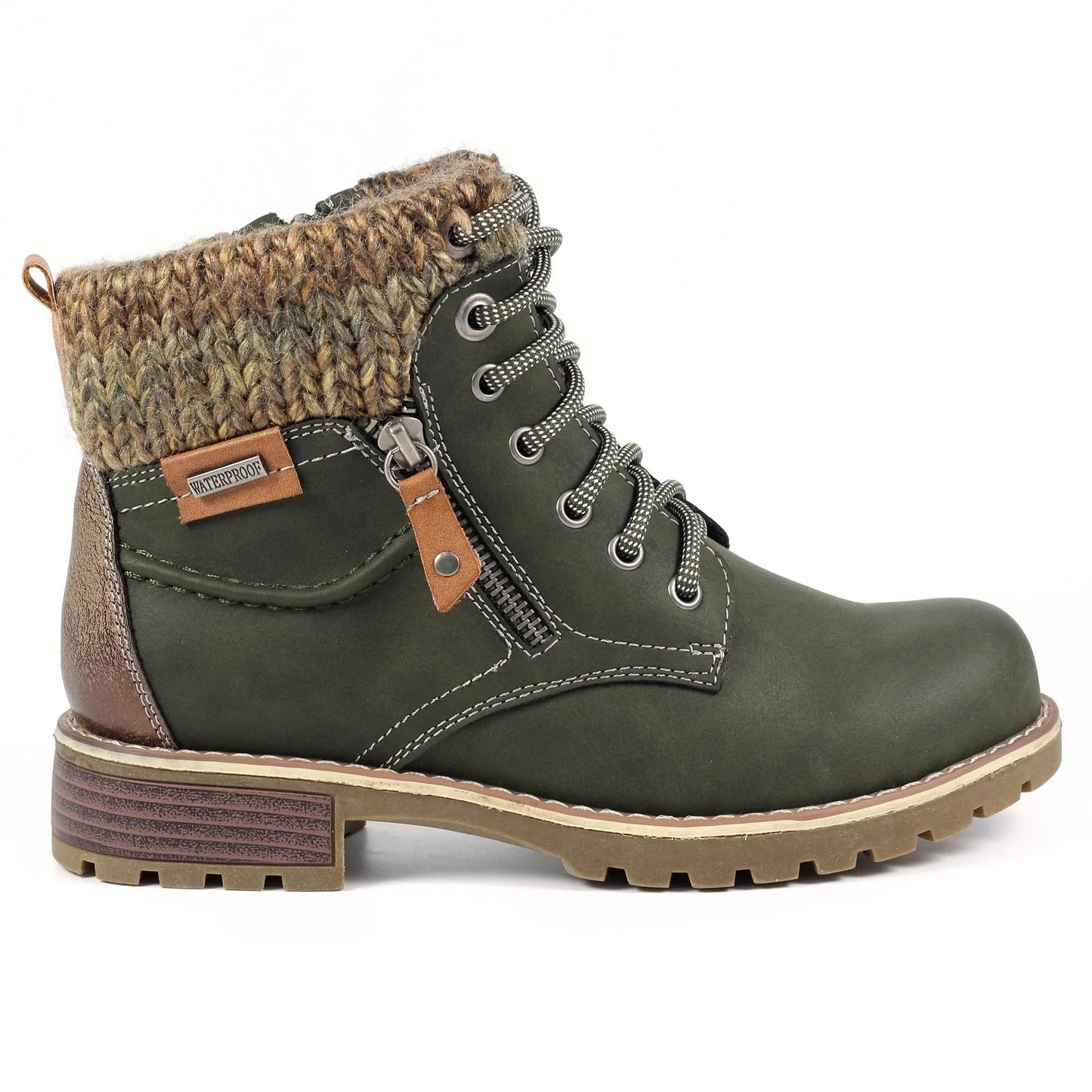 Lunar Millie boot - olive waterproof