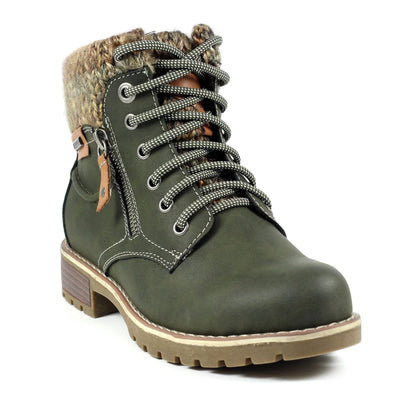 Lunar Millie boot - olive waterproof