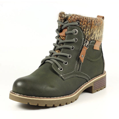 Lunar Millie boot - olive waterproof
