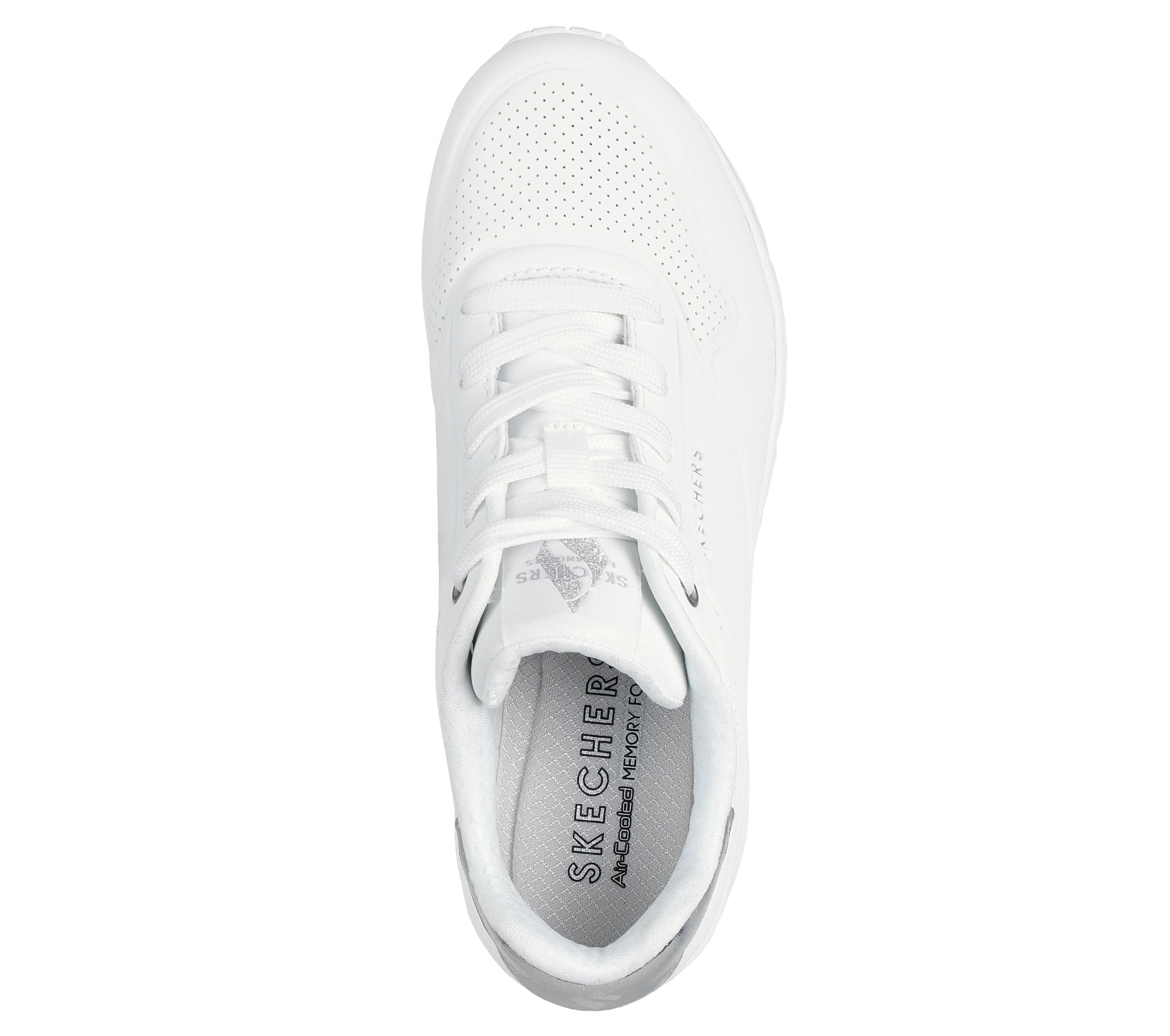 Skechers Uno - Golden air - white silver - Kirbys Footwear Ltd