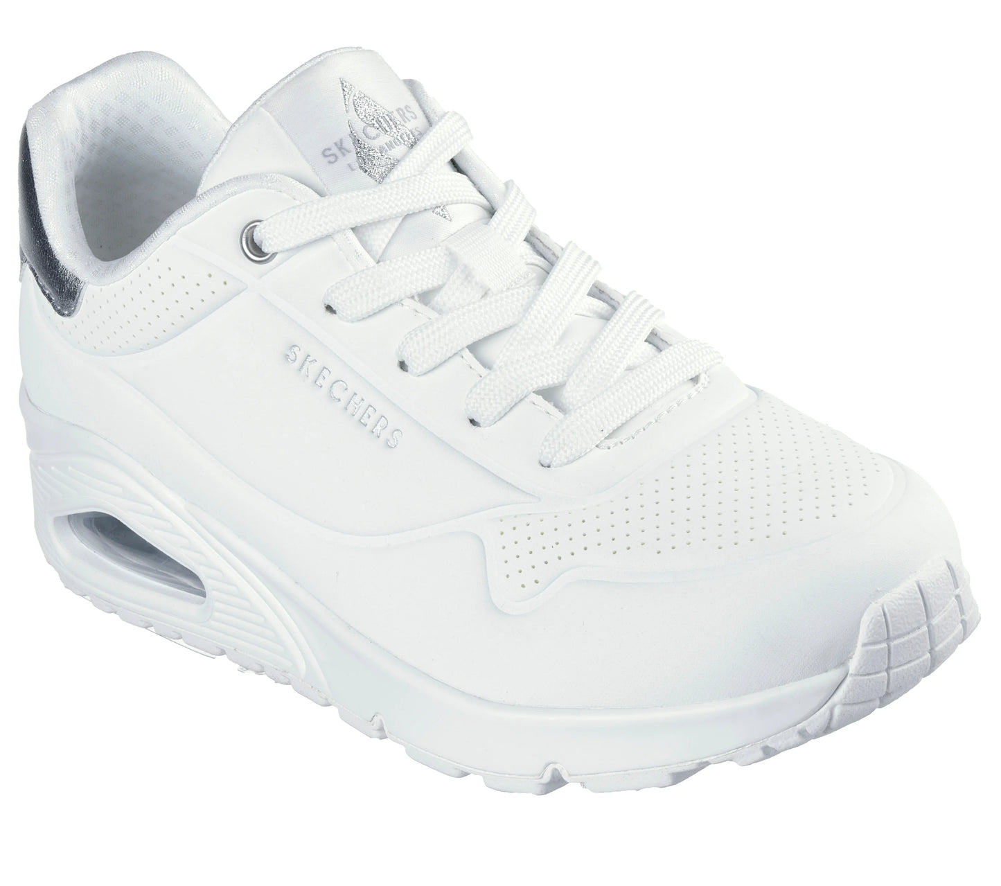 Skechers Uno - Golden air - white silver - Kirbys Footwear Ltd