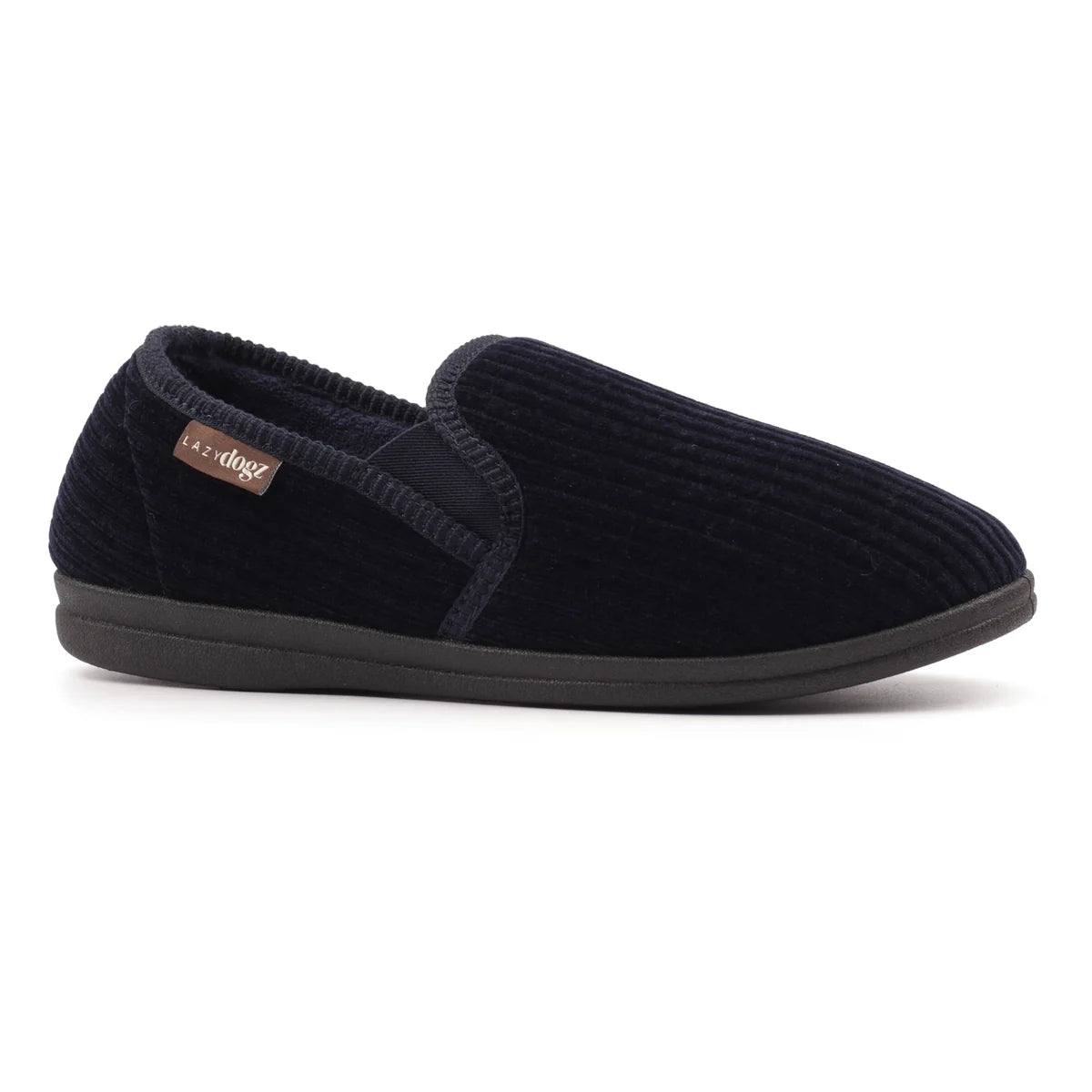 Lazy Dogz Ryan slipper - navy men’s slipper – pair view
