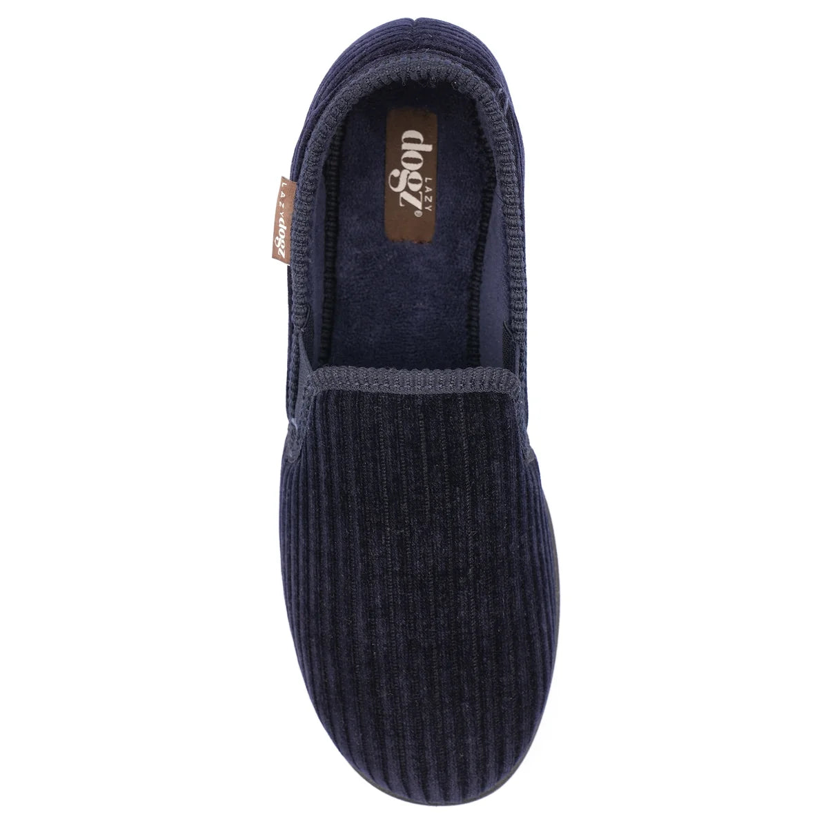 Lazy Dogz Ryan slipper - navy men’s slipper – detail view