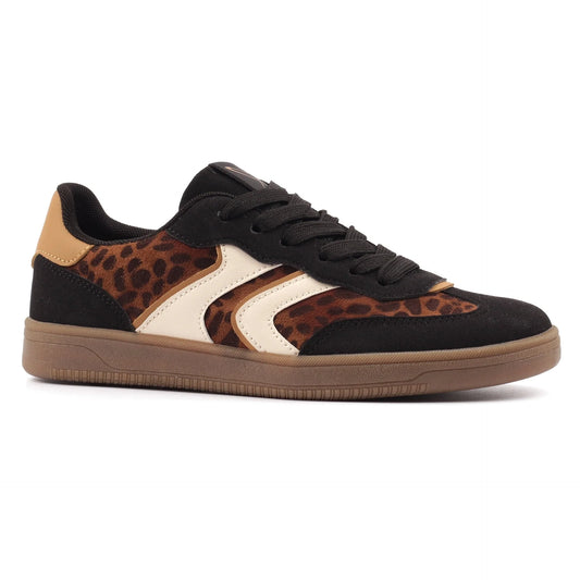 Lunar Jersey trainer - black print